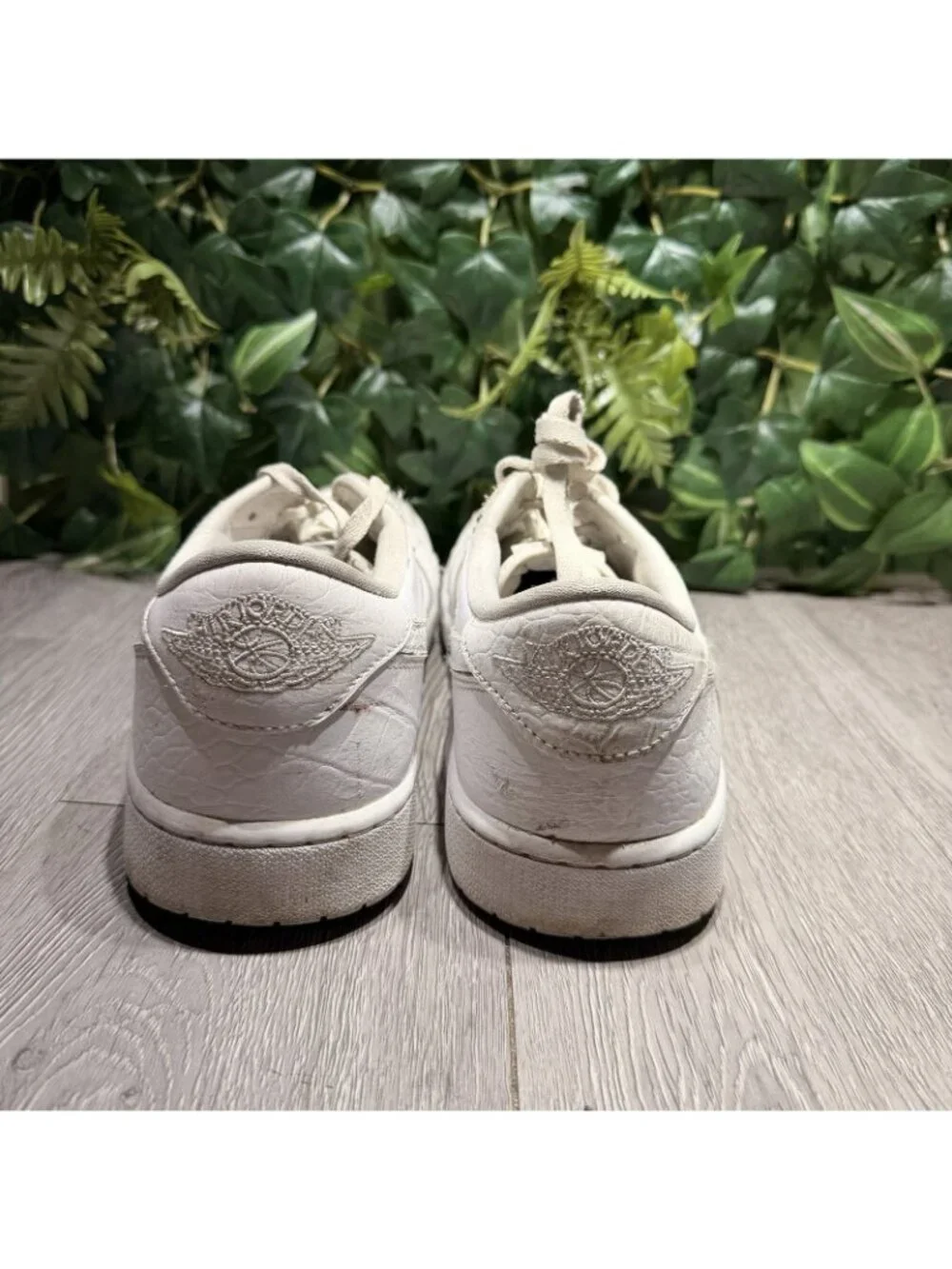 Nike Air Jordan 1 Golf Low White Crocodile DD9315-110 Men Size 14